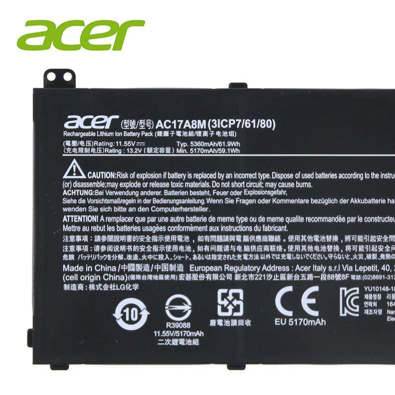 ACER AC17A8M - AC17A8M Original Laptop Notebook Battery (1 Yr Warranty)