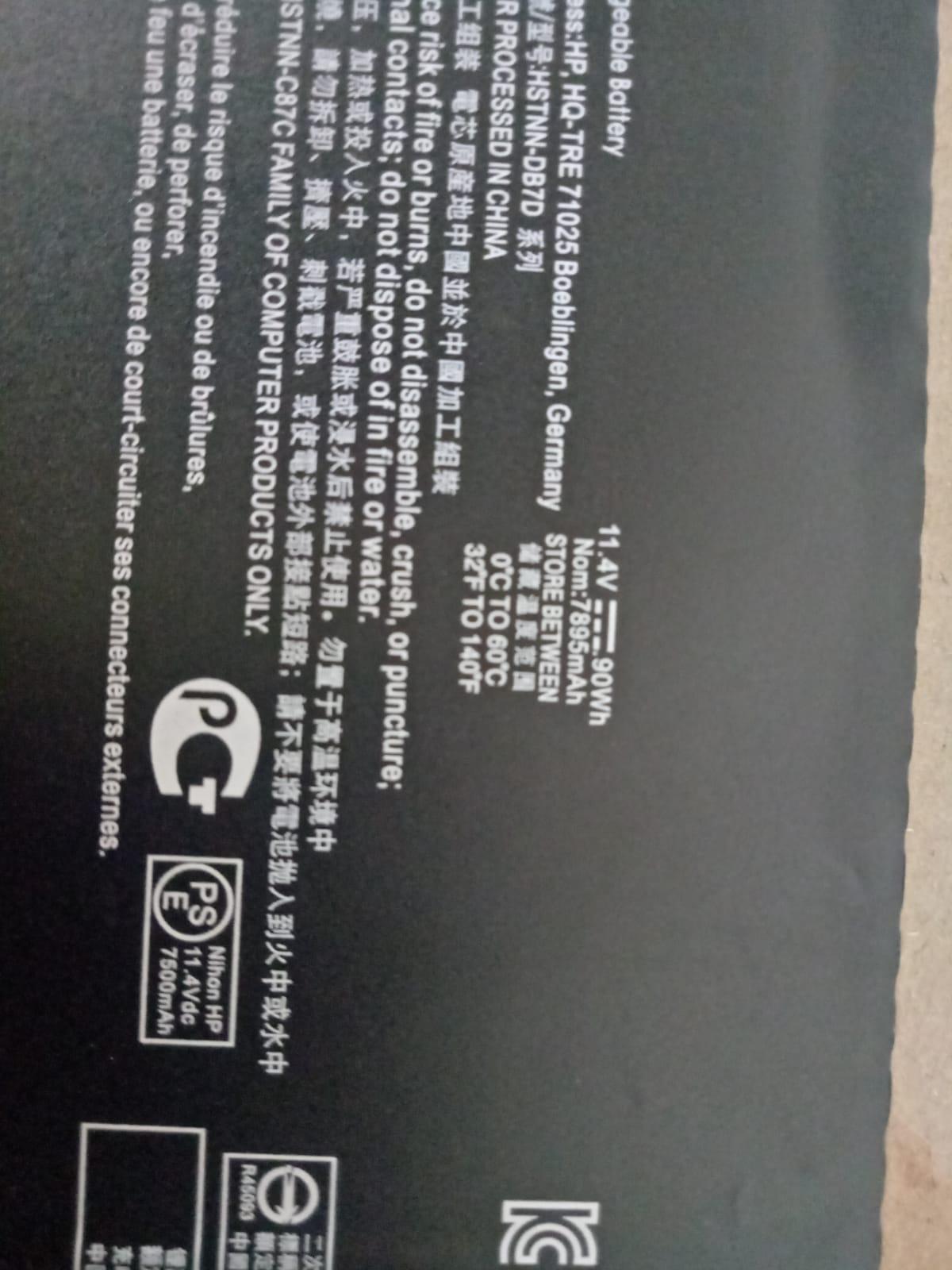 HP VV09XL - VV09XL Original Laptop Notebook Battery (1 Yr Warranty)