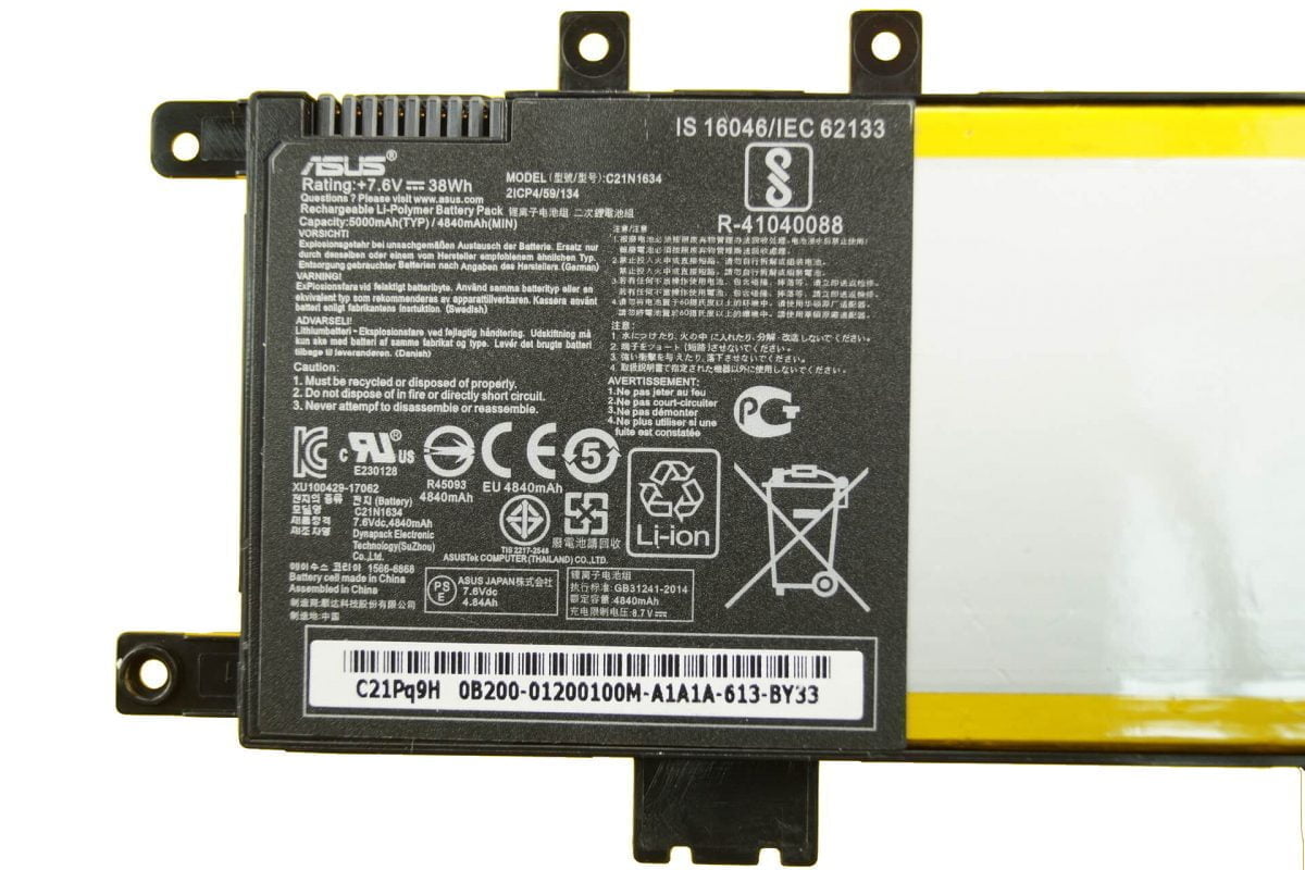 ASUS C21N1634 - C21N1634 Original Laptop Notebook Battery (1 Yr Warranty)