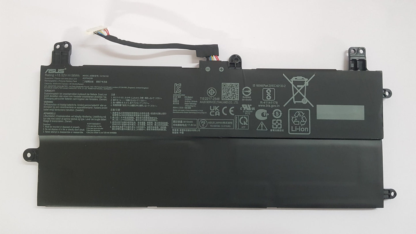 ASUS C41N2102 - C41N2102 Original Laptop Notebook Battery (1 Yr Warranty)