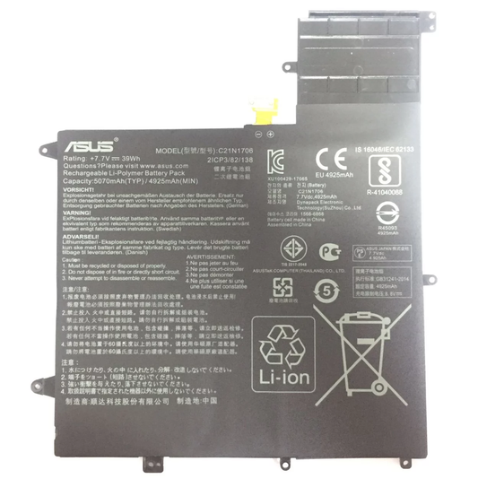 ASUS C21N1706 - C21N1706 Original Laptop Notebook Battery (1 Yr Warranty)