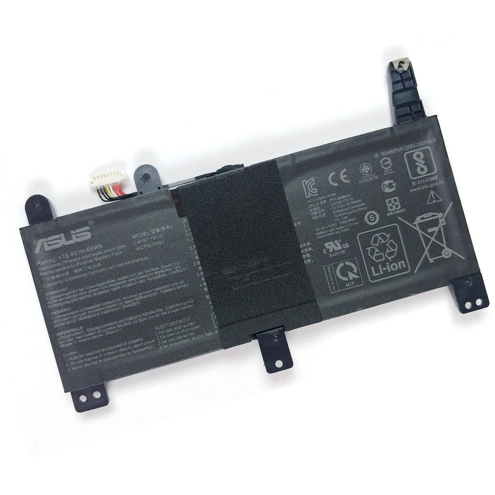 ASUS C41N1731 TYPE-2 - C41N1731 TYPE-2 Original Laptop Notebook Battery (1 Yr Warranty)