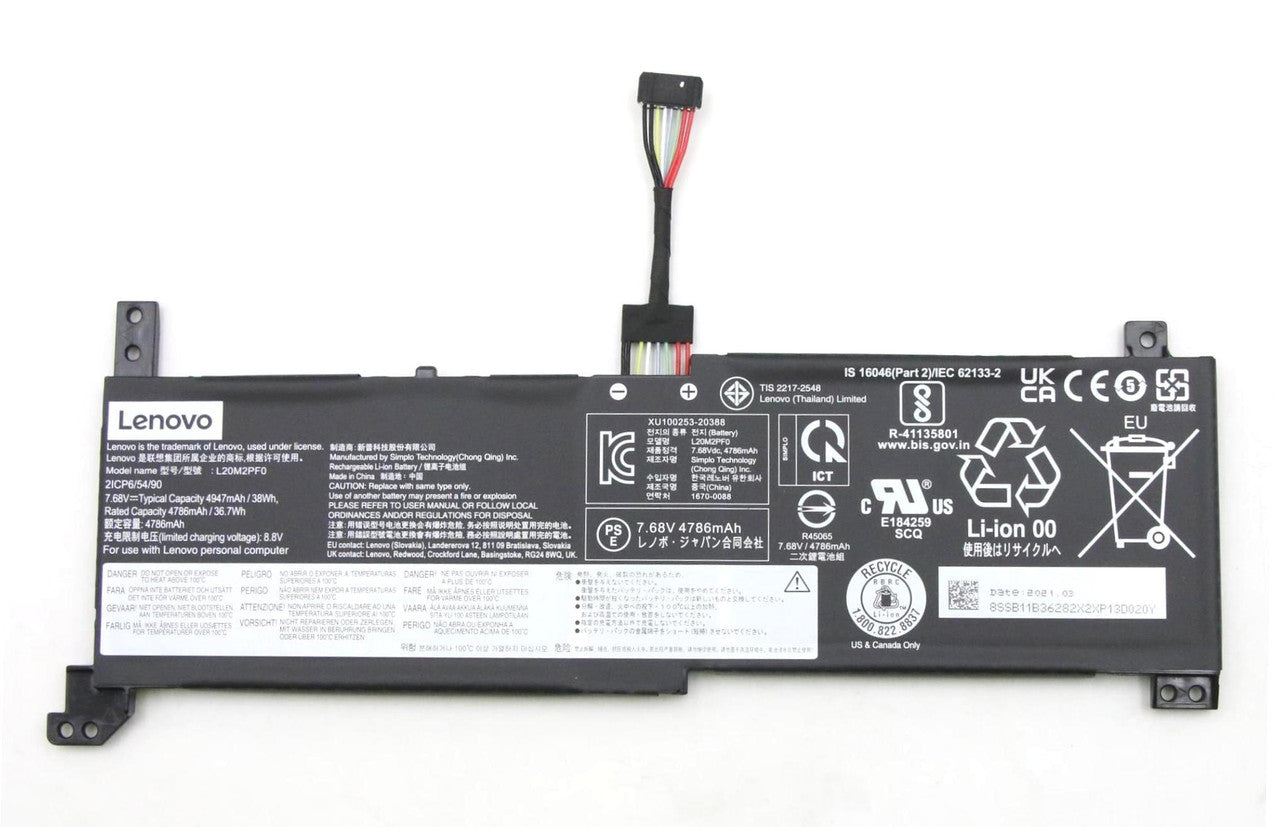 LENOVO 5B11B36280 - L20M2PF0 Original Laptop Notebook Battery (1 Yr Warranty)