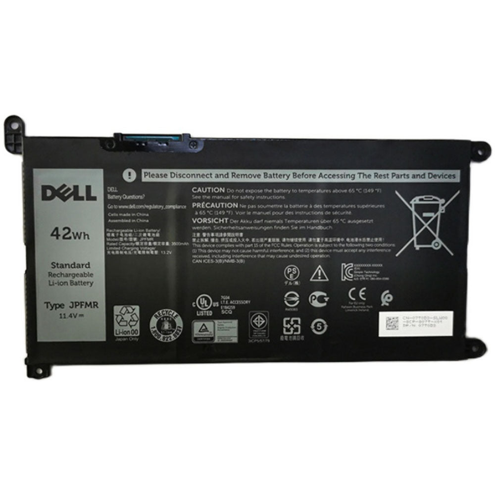 DELL JPFMR - JPFMR Genuine Original Laptop Notebook Battery (1 Yr Warranty)