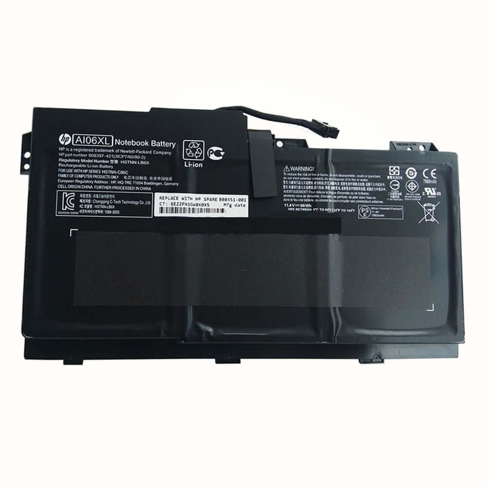HP ZBook 17 G3-W8U26US - AI06XL Original Laptop Notebook Battery (1 Yr Warranty)