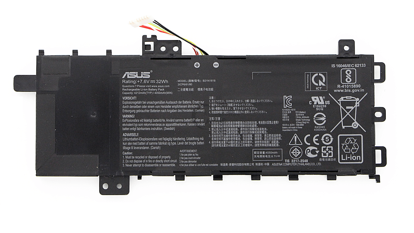 ASUS C21N1818-1 - B21N1818 Original Laptop Notebook Battery (1 Yr Warranty)
