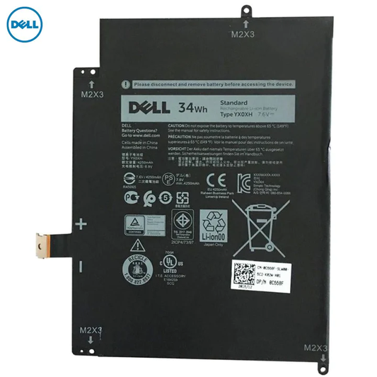 DELL YX0HX - YX0HX Genuine Original Laptop Notebook Battery (1 Yr Warranty)