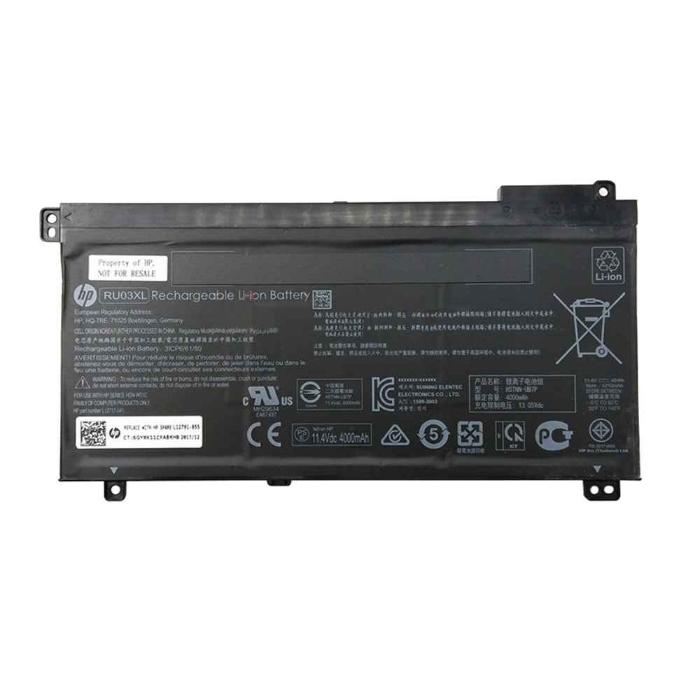 HP RU03XL - RU03XL Original Laptop Notebook Battery (1 Yr Warranty)
