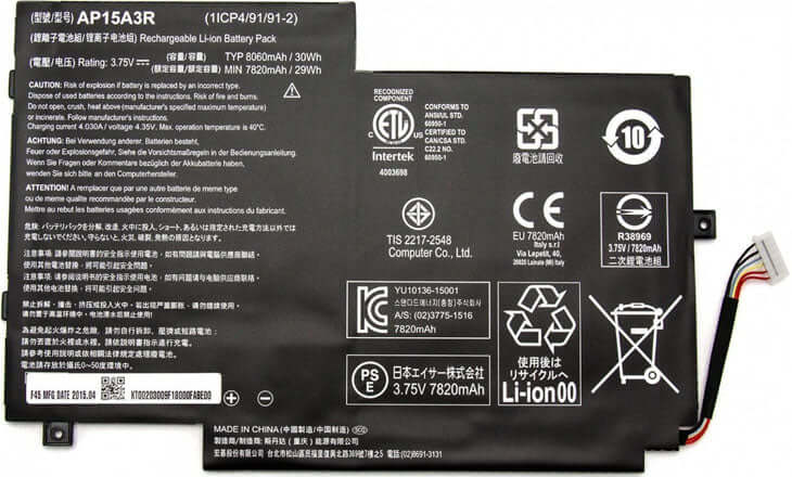 ACER AP15A3R - AP15A3R Original Laptop Notebook Battery (1 Yr Warranty)