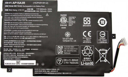 ACER AP15A3R - AP15A3R Original Laptop Notebook Battery (1 Yr Warranty)