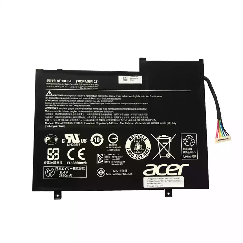 ACER AP14D8J - AP14D8J Original Laptop Notebook Battery (1 Yr Warranty)