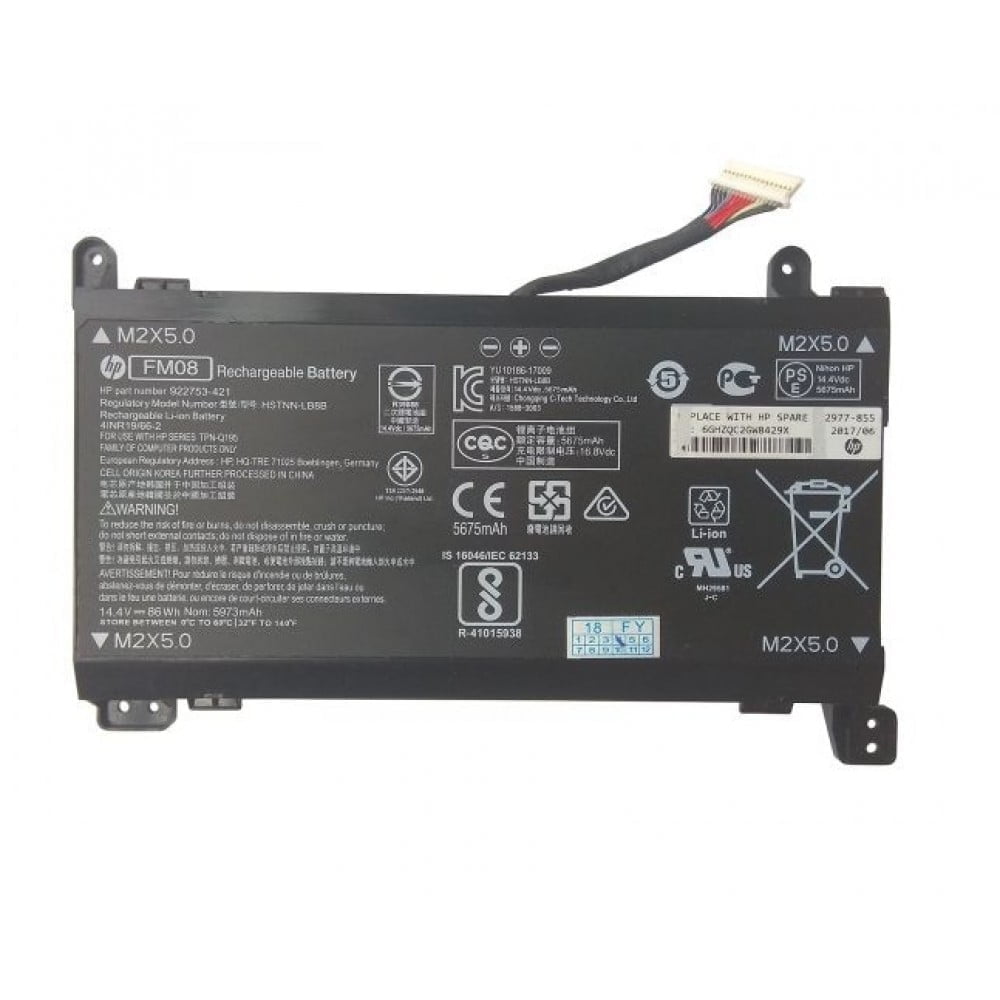 HP OMEN 17-AN012DX - FM08 Original Laptop Notebook Battery (1 Yr Warranty)