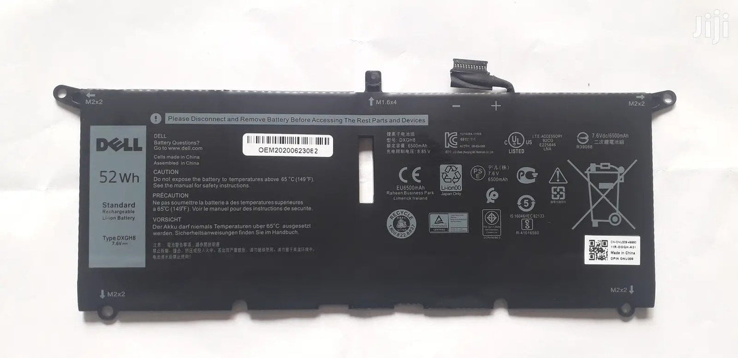 DELL DXGH8 - DXGH8 Genuine Original Laptop Notebook Battery (1 Yr Warranty)
