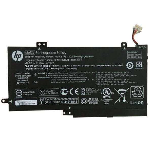 HP LE03XL - LE03XL Original Laptop Notebook Battery (1 Yr Warranty)