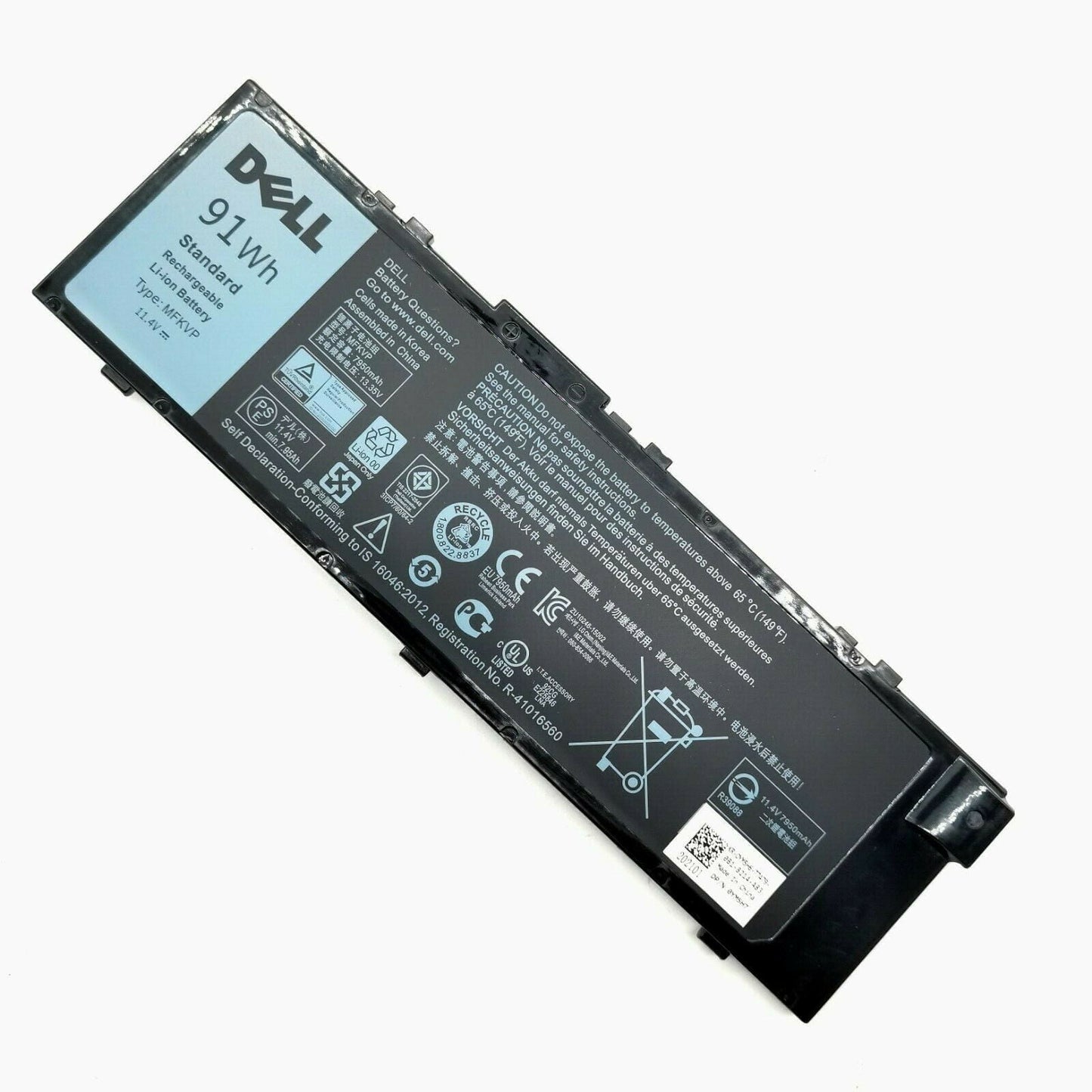 DELL MFKVP - MFKVP Genuine Original Laptop Notebook Battery (1 Yr Warranty)