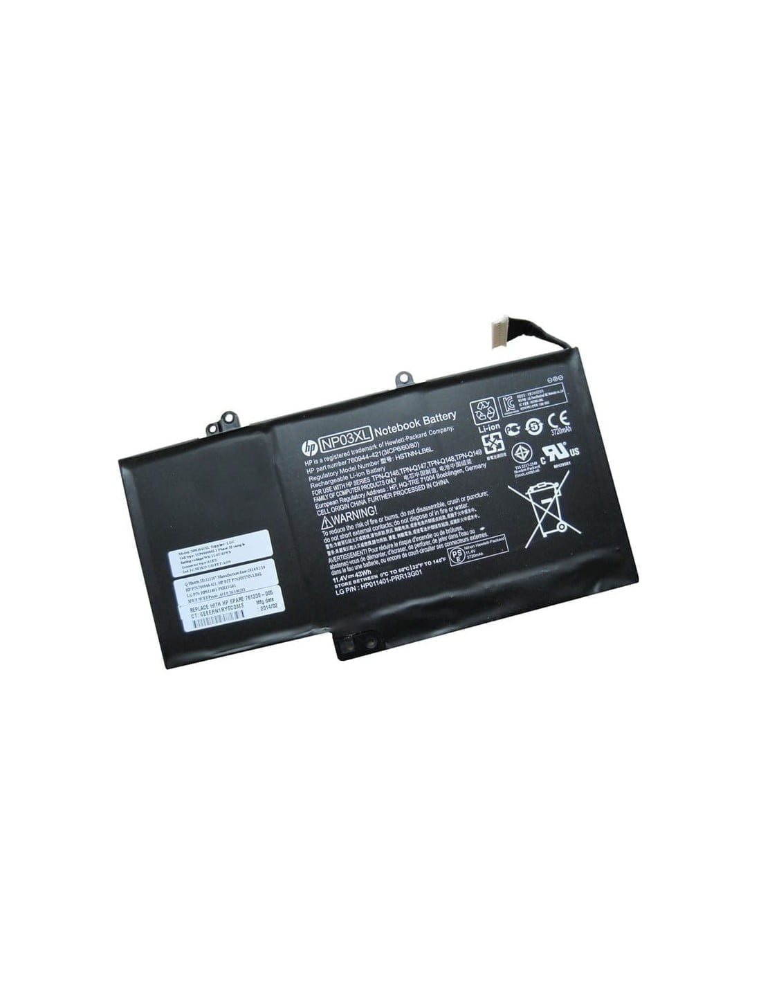 HP TPN-Q149 - NP03XL Original Laptop Notebook Battery (1 Yr Warranty)