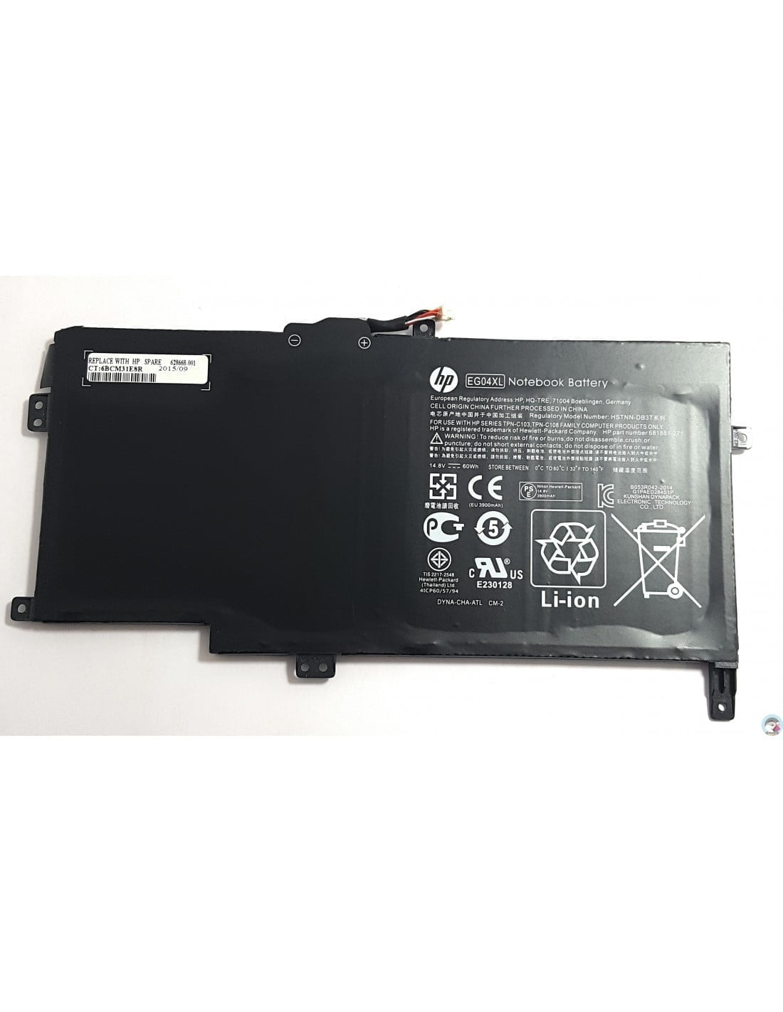 HP Envy SLEEKBOOK 6-1012TU - EG04XL Original Laptop Notebook Battery (1 Yr Warranty)