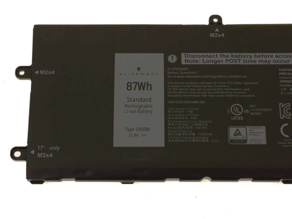 DELL DWVRR - DWVRR Genuine Original Laptop Notebook Battery (1 Yr Warranty)