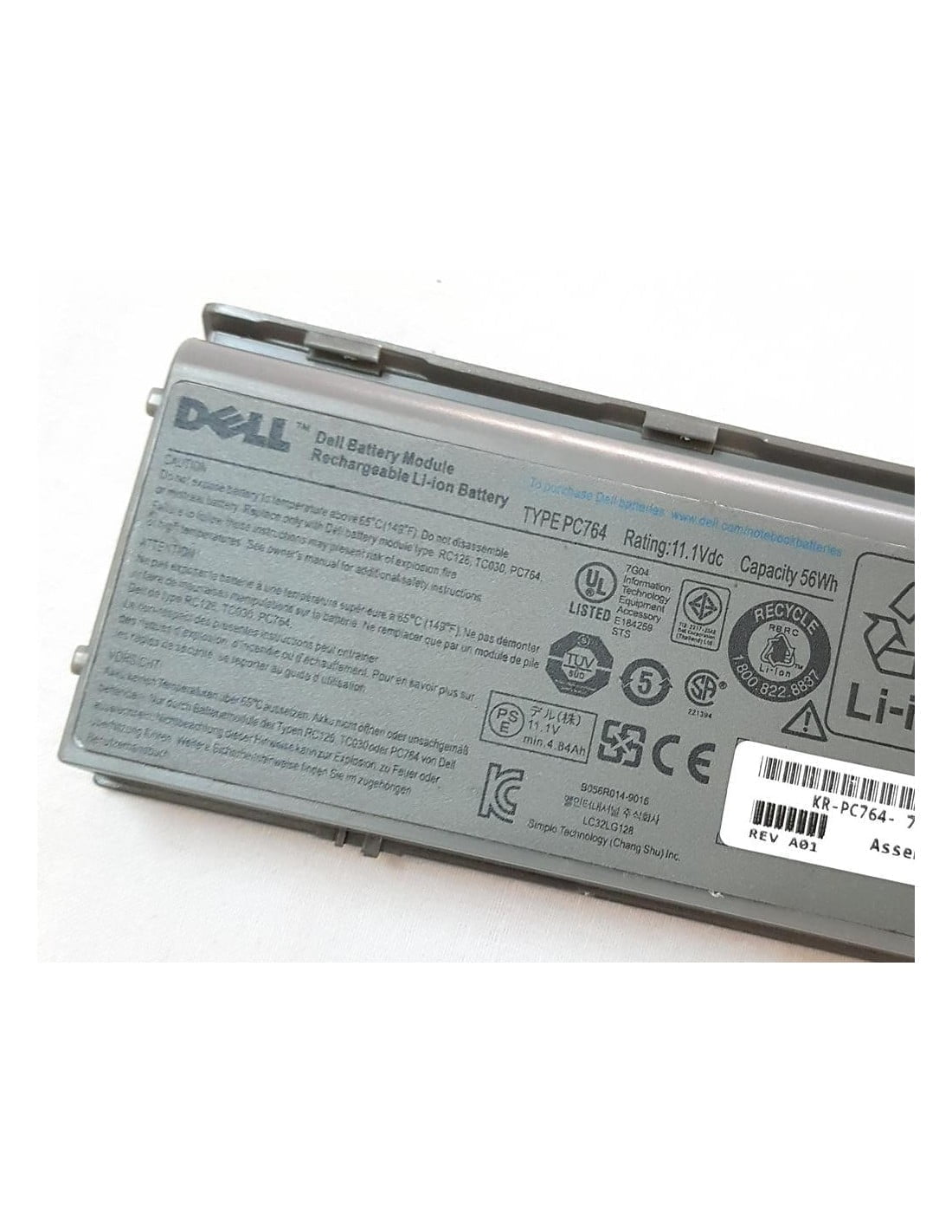 DELL PC764 - PC764 Genuine Original Laptop Notebook Battery (1 Yr Warranty)