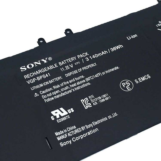 SONY BPS41 - BPS41 Genuine Original Laptop Notebook Battery (1 Yr Warranty)