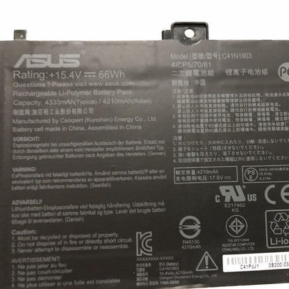 ASUS C41N1903 - C41N1903 Original Laptop Notebook Battery (1 Yr Warranty)