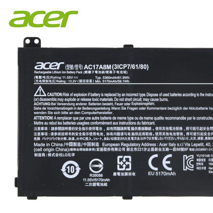 ACER AC17A8M - AC17A8M Original Laptop Notebook Battery (1 Yr Warranty)