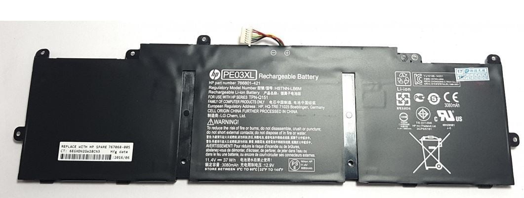 HP Chromebook 11-2200NZ-P0F19EA UUZ - PE03XL Original Laptop Notebook Battery (1 Yr Warranty)