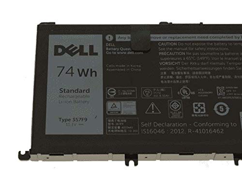 DELL 357F9 - 357F9 Genuine Original Laptop Notebook Battery (1 Yr Warranty)