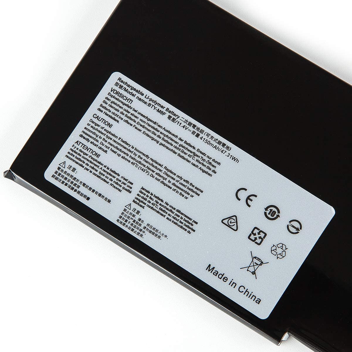 MSI BTY-M6F - BTY-M6F Genuine Original Laptop Notebook Battery (1 Yr Warranty)