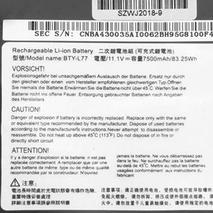 MSI BTY-L77 - BTY-L77 Genuine Original Laptop Notebook Battery (1 Yr Warranty)