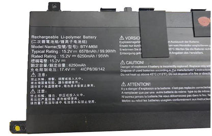 MSI BTY-M6M - BTY-M6M Genuine Original Laptop Notebook Battery (1 Yr Warranty)