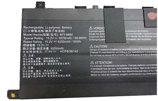 MSI BTY-M6M - BTY-M6M Genuine Original Laptop Notebook Battery (1 Yr Warranty)
