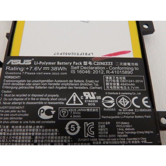 ASUS C21N1333 - C21N1333 Original Laptop Notebook Battery (1 Yr Warranty)