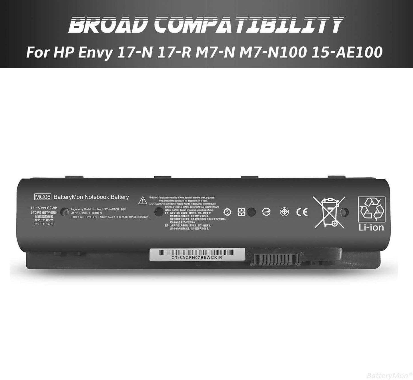 HP MC06 - MC06 Original Laptop Notebook Battery (1 Yr Warranty)