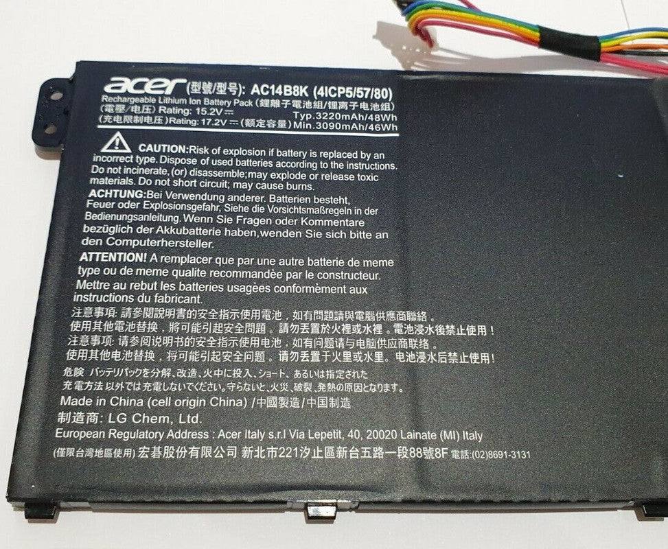 ACER AC14B8K - AC14B8K Original Laptop Notebook Battery (1 Yr Warranty)