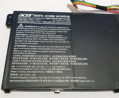 ACER AC14B8K - AC14B8K Original Laptop Notebook Battery (1 Yr Warranty)