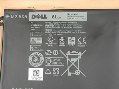 DELL TOTRM - TOTRM Genuine Original Laptop Notebook Battery (1 Yr Warranty)
