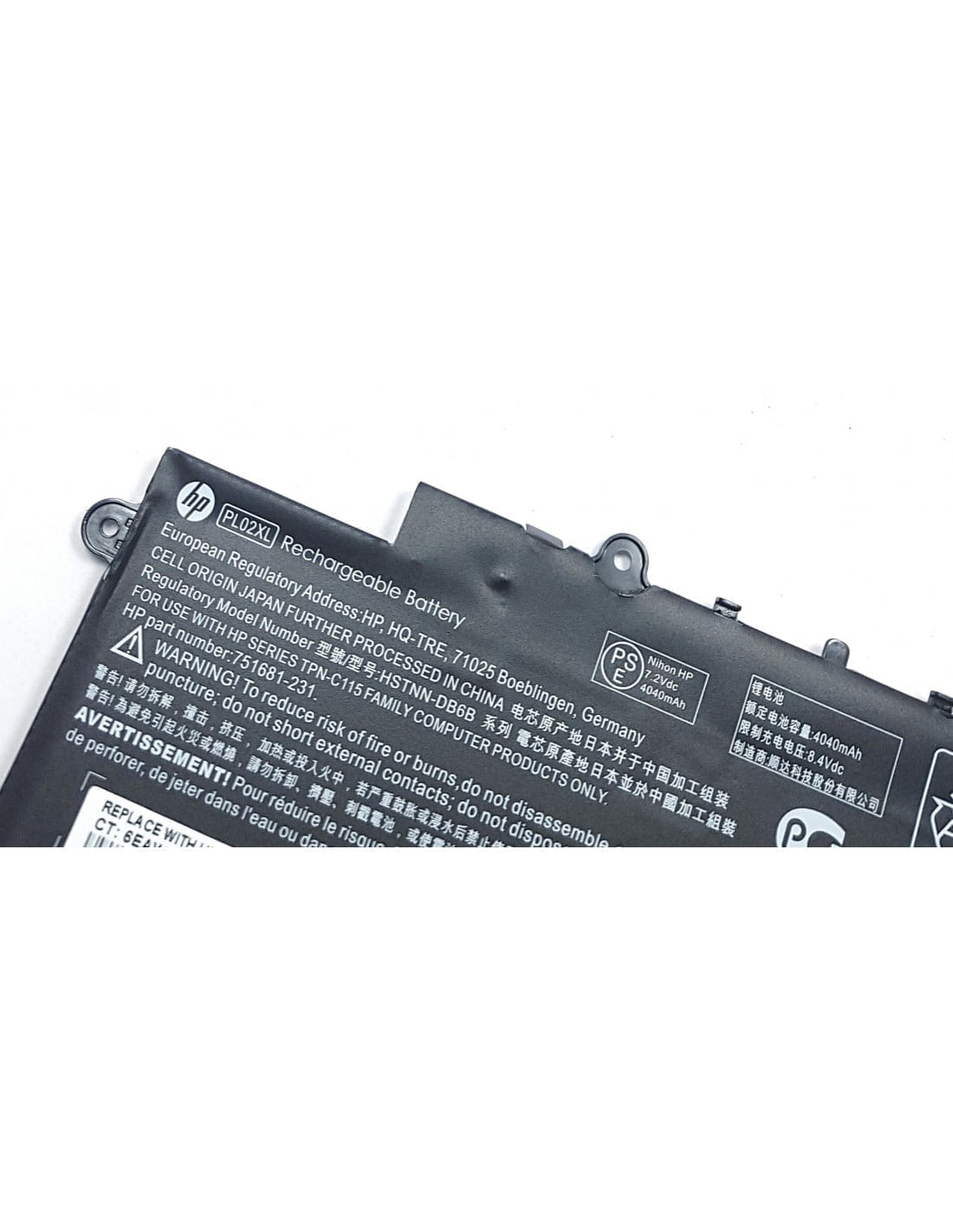 HP 751681-231 - PL02XL Original Laptop Notebook Battery (1 Yr Warranty)