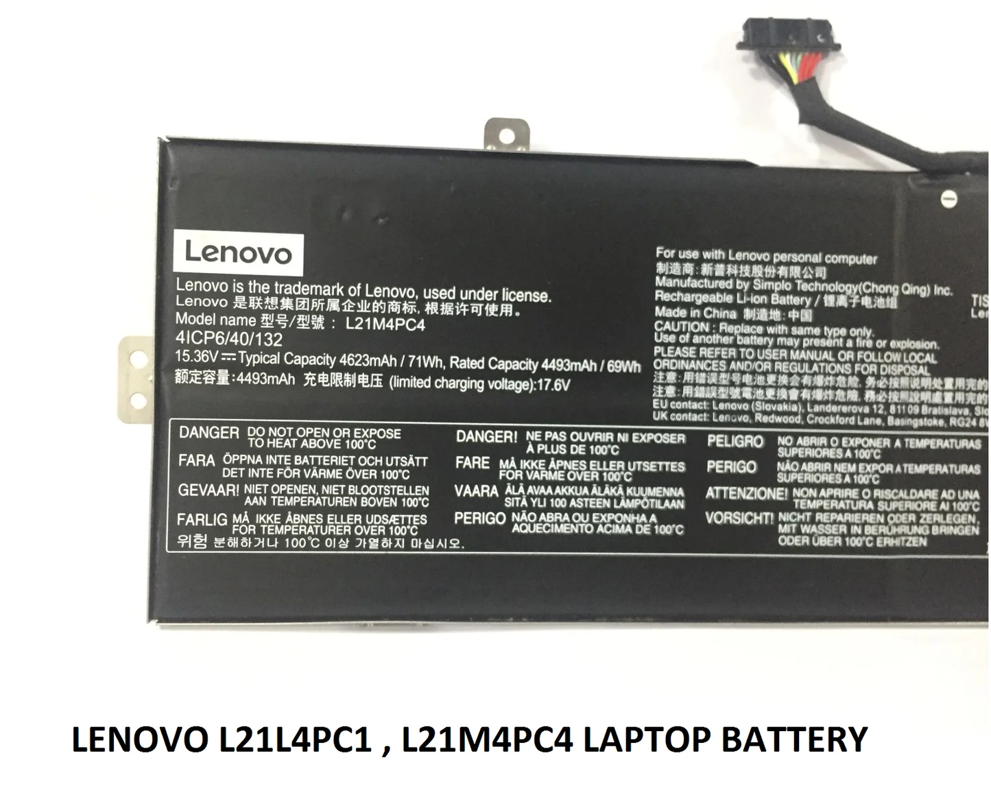 LENOVO L21L4PC1 - L21L4PC1 Original Laptop Notebook Battery (1 Yr Warranty)