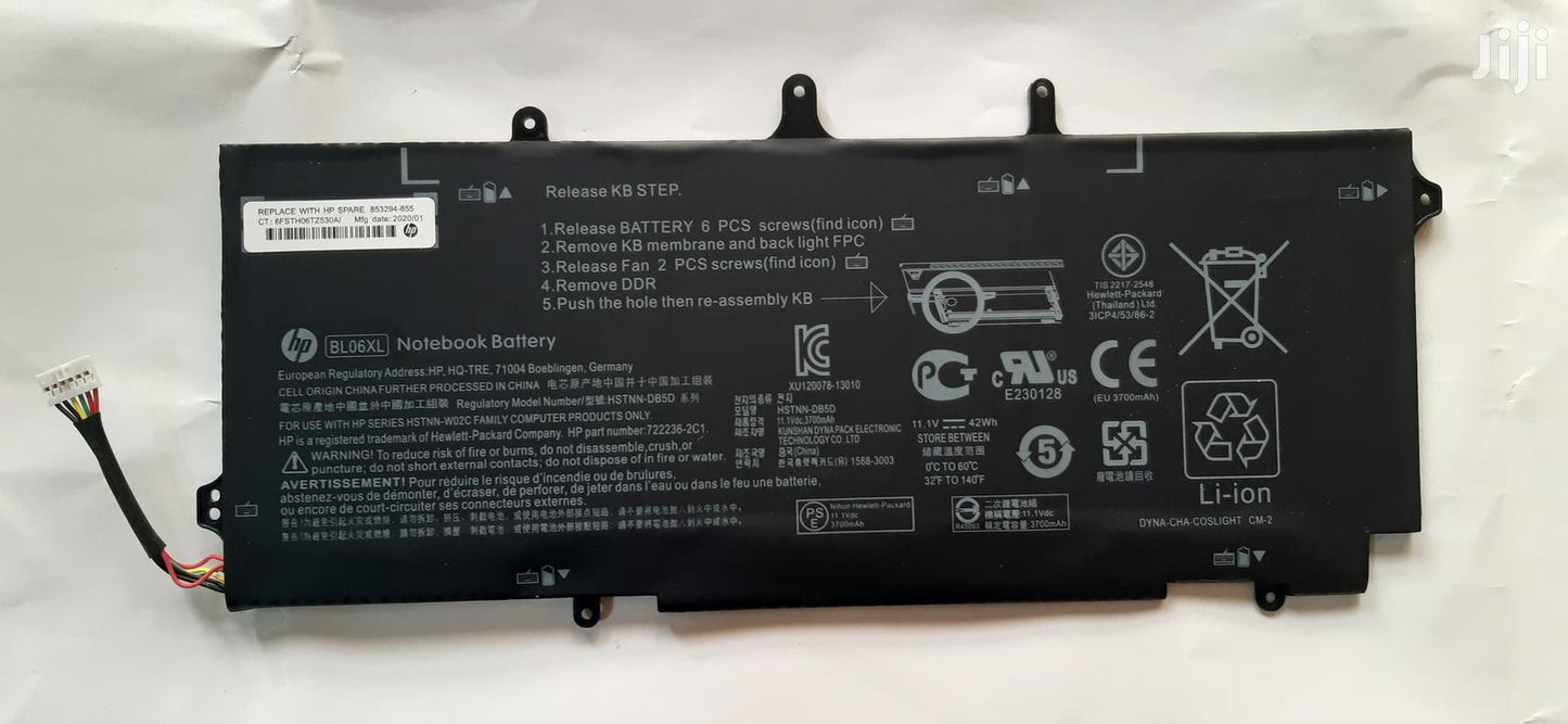 HP EliteBook Folio 1040 G2 ( T4U38UP ) - BL06XL Original Laptop Notebook Battery (1 Yr Warranty)