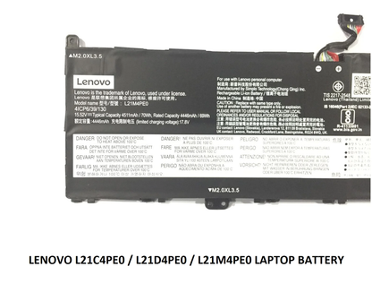 LENOVO L21C4PE0 - L21C4PE0 Original Laptop Notebook Battery (1 Yr Warranty)