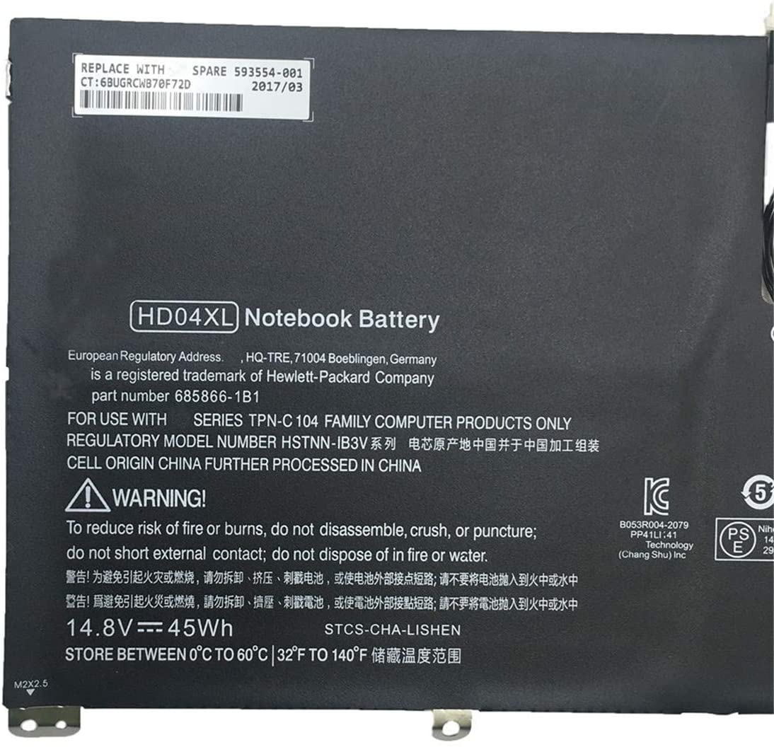HP Envy SPECTRE XT 13-2015TU - HD04XL Original Laptop Notebook Battery (1 Yr Warranty)