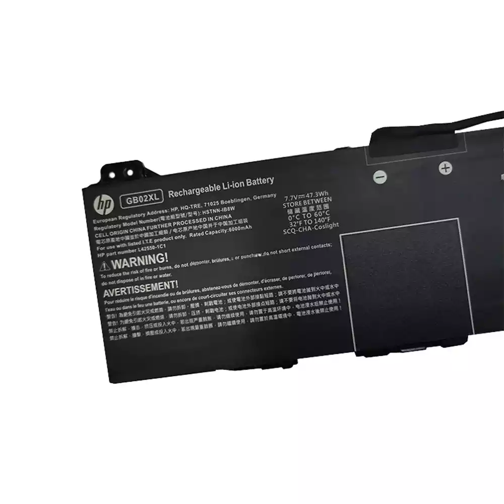 HP GB02XL - GB02XL Original Laptop Notebook Battery (1 Yr Warranty)