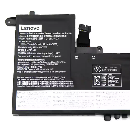 LENOVO S540-13IML - L19M3PD3 Original Laptop Notebook Battery (1 Yr Warranty)
