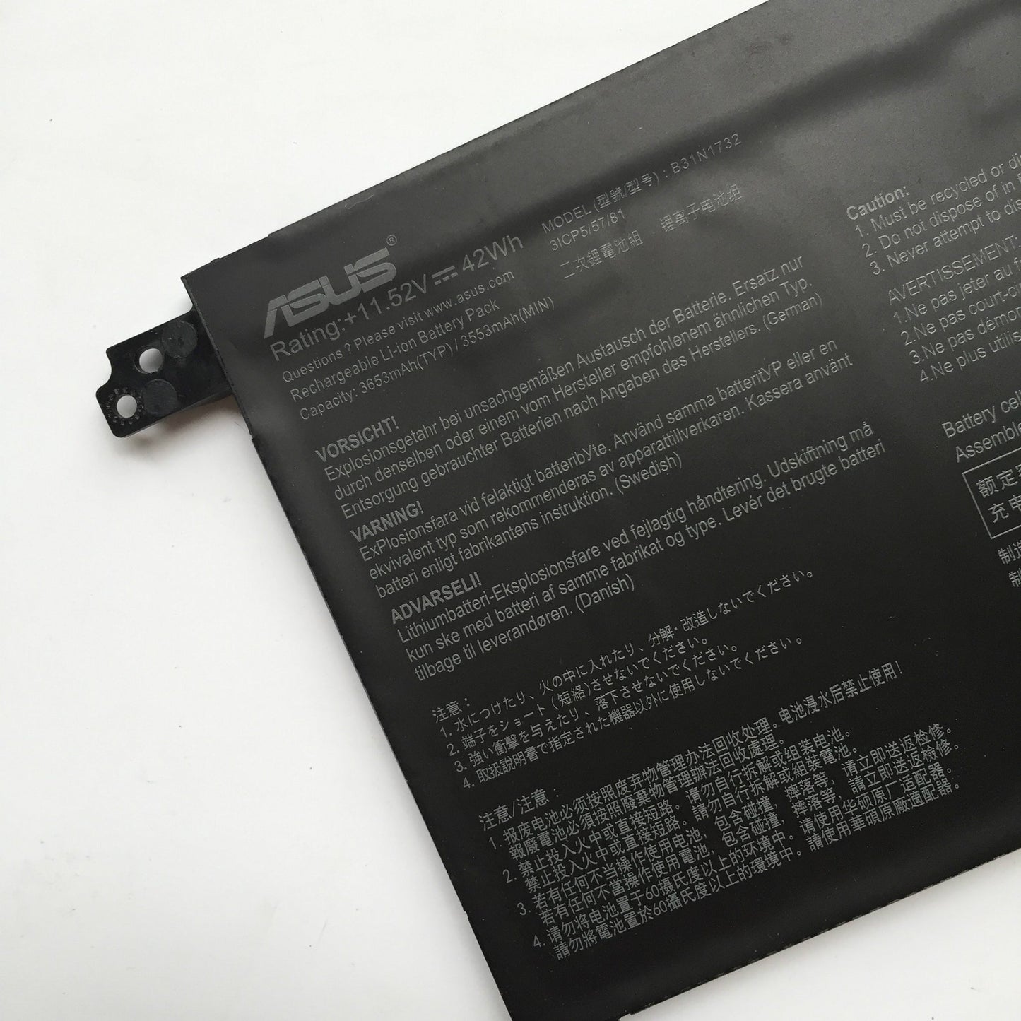 ASUS B31N1732 - B31N1732 Original Laptop Notebook Battery (1 Yr Warranty)