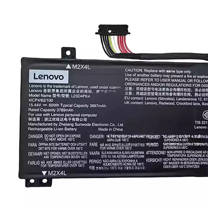 LENOVO L23M4PK4 - L23M4PK4 Original Laptop Notebook Battery (1 Yr Warranty)