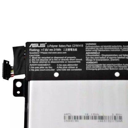 ASUS C21N1418 - C21N1418 Original Laptop Notebook Battery (1 Yr Warranty)