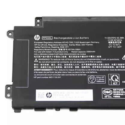 HP PP03XL - PP03XL Original Laptop Notebook Battery (1 Yr Warranty)