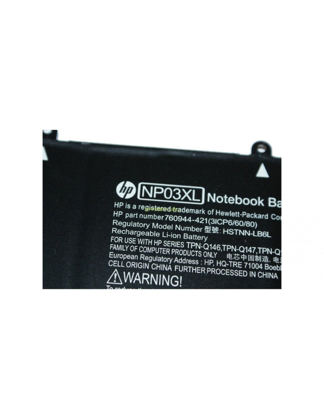 HP HSTNN-LB6L - NP03XL Original Laptop Notebook Battery (1 Yr Warranty)