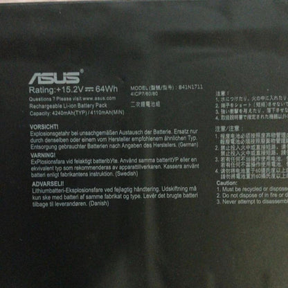 ASUS B41N1711 - B41N1711 Original Laptop Notebook Battery (1 Yr Warranty)